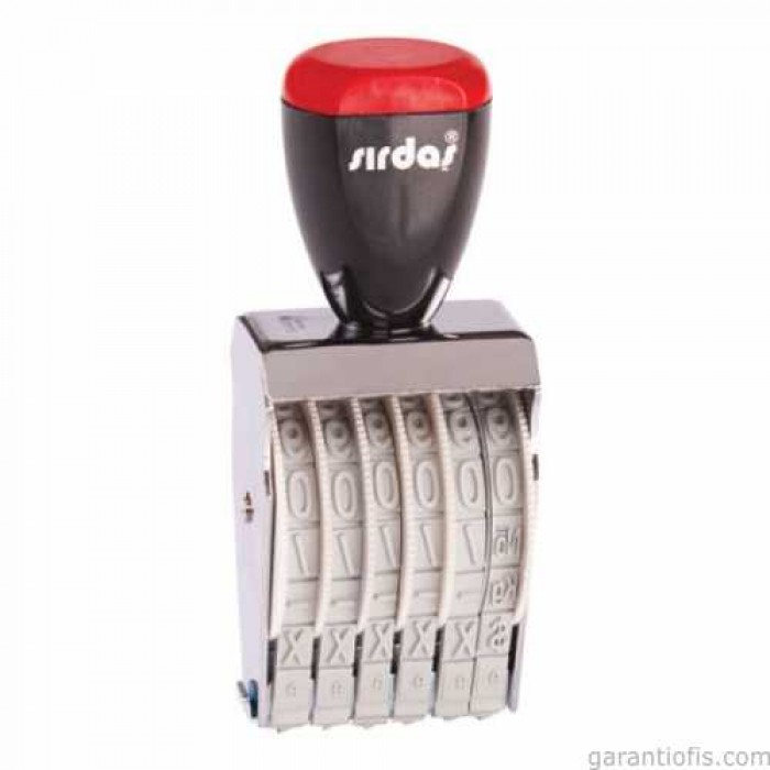 Numaratör 6 hane 9 ml SIRSAŞ